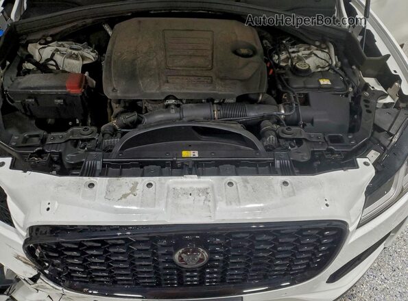 SADCJ2EX4NA691728 2022 JAGUAR F-PACE White Vista del compartimento del motor