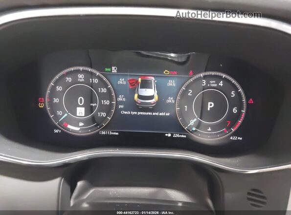 SADCJ2EX4PA708210 2023 JAGUAR F-PACE Black უკანა სავარძლების ხედი