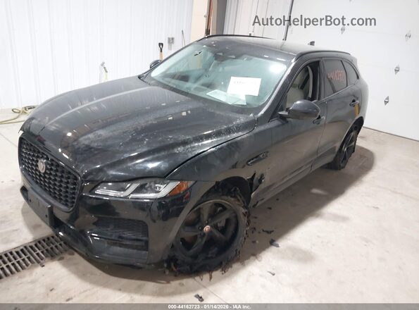 SADCJ2EX4PA708210 2023 JAGUAR F-PACE Black წინა მარცხენა ხედი სამი მეოთხედიდან