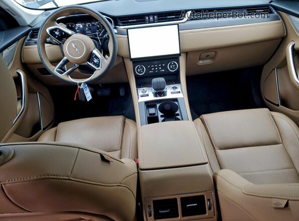 SADCJ2EX5PA707275 2023 JAGUAR F-PACE Blue წინა პანელის ხედი