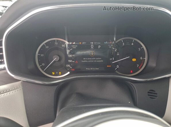 SADCJ2EX5PA711701 2023 JAGUAR F-PACE Белый Вид щитка приборов