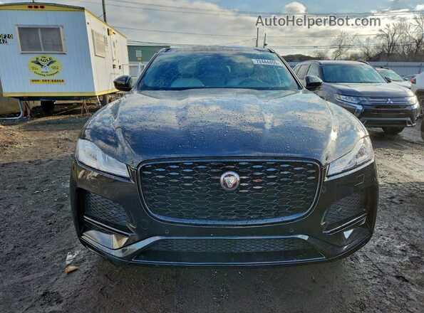 SADCJ2EX6NA698776 2022 JAGUAR F-PACE Black Вид спереду