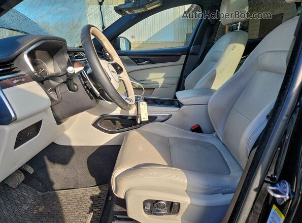 SADCJ2EX6NA698776 2022 JAGUAR F-PACE Black Вид салону спереду