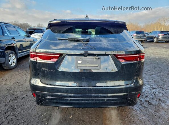 SADCJ2EX6NA698776 2022 JAGUAR F-PACE Black Вид ззаду