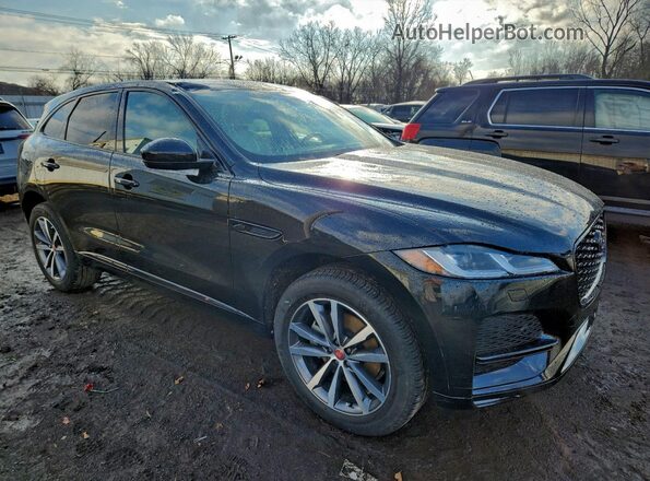 SADCJ2EX6NA698776 2022 JAGUAR F-PACE Black Передня права чверть