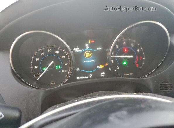SADCJ2FX3LA658053 2020 JAGUAR F-PACE White Instrument cluster view