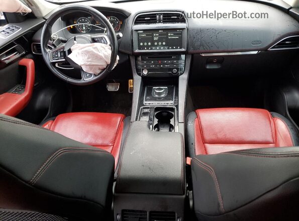SADCL2GXXKA355181 2019 JAGUAR F-PACE White Widok deski rozdzielczej