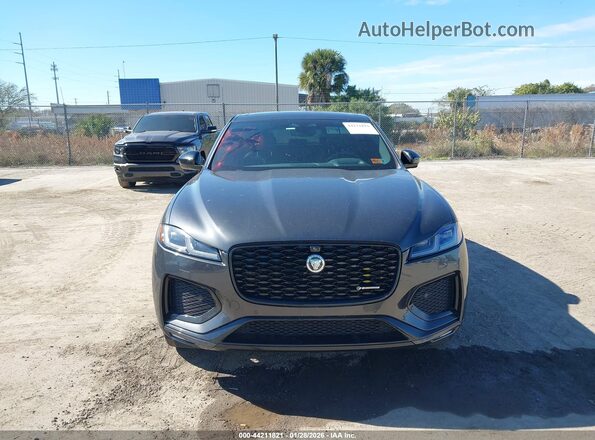 SADCT2EX8RA727422 2024 JAGUAR F-PACE Gray Vista del cuadro de instrumentos