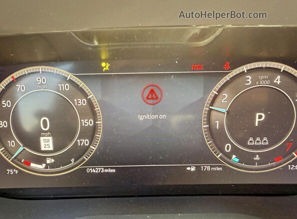 SADCT2EX8RA733642 2024 JAGUAR F-PACE Серый Вид щитка приборов