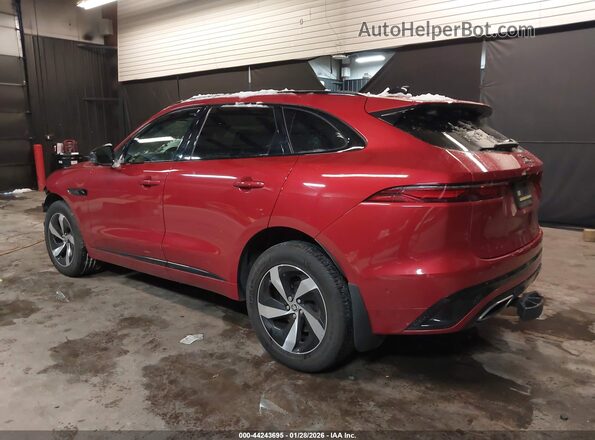 SADCT2FU0SA748548 2025 JAGUAR F-PACE Red Задня ліва чверть