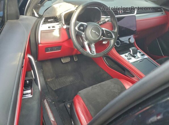 SADCZ2EE8MA676655 2021 JAGUAR F-PACE Black Dashboard view