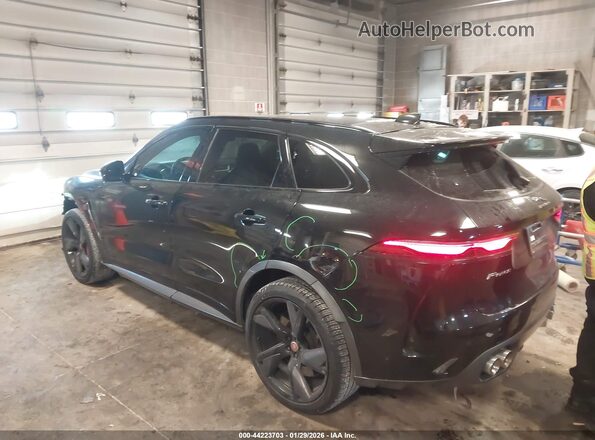 SADCZ2EEXMA682344 2021 JAGUAR F-PACE Black Задня ліва чверть