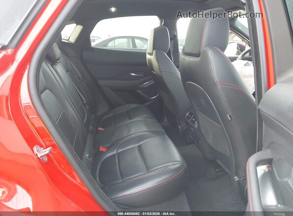 SADF12FX2L1Z80468 2020 JAGUAR E-PACE Orange Widok naklejki z numerem VIN