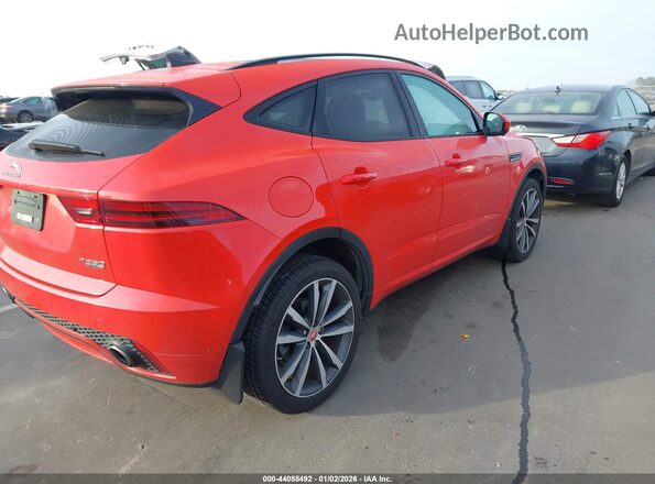 SADF12FX2L1Z80468 2020 JAGUAR E-PACE Orange Tył prawy