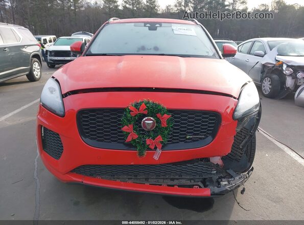 SADF12FX2L1Z80468 2020 JAGUAR E-PACE Orange Widok wnętrza z tyłu