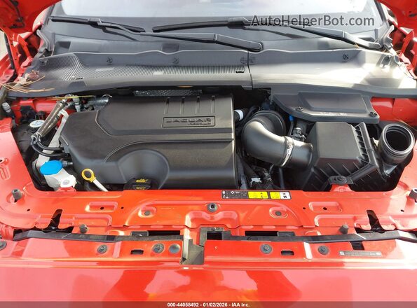 SADF12FX2L1Z80468 2020 JAGUAR E-PACE Orange Widok z tyłu