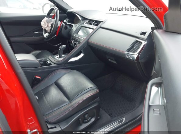 SADF12FX2L1Z80468 2020 JAGUAR E-PACE Orange Widok wnętrza z przodu