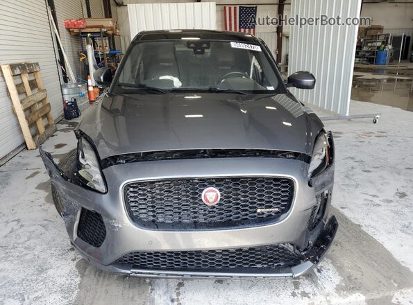 SADF12FX9L1006194 2020 JAGUAR E-PACE Gray Vista de la etiqueta del VIN