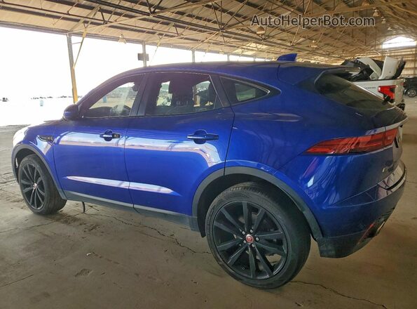 SADFJ2FX2J1Z30781 2018 JAGUAR E-PACE Синий Задняя левая четверть