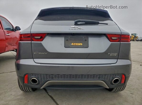 SADFJ2FX2J1Z32370 2018 JAGUAR E-PACE Gray Հետևի տեսք
