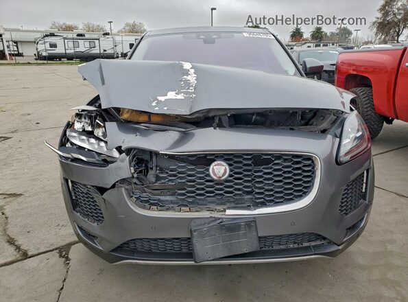 SADFJ2FX2J1Z32370 2018 JAGUAR E-PACE Gray Դիմացի տեսք