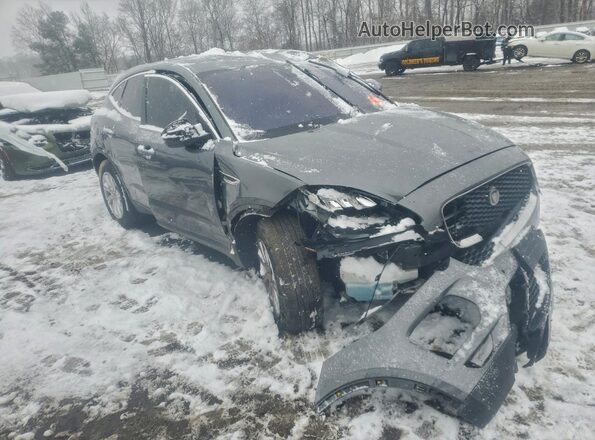 SADFJ2FX3J1Z30370 2018 JAGUAR E-PACE Gray Delantero derecho