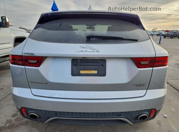 SADFJ2FX8J1Z05044 2018 JAGUAR E-PACE Silver Widok z tyłu
