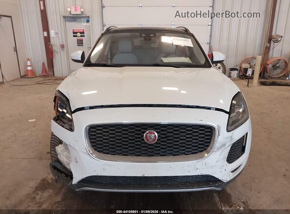 SADFJ2FX9K1Z47465 2019 JAGUAR E-PACE White Instrument cluster view