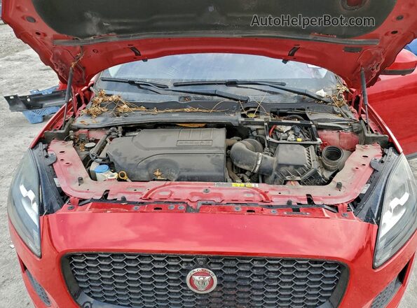 SADFJ2FXXK1Z62847 2019 JAGUAR E-PACE Red Rear interior view