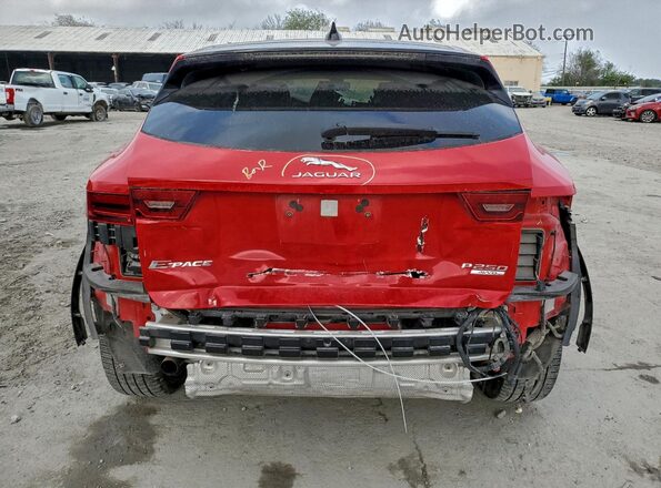 SADFJ2FXXK1Z62847 2019 JAGUAR E-PACE Red Rear view