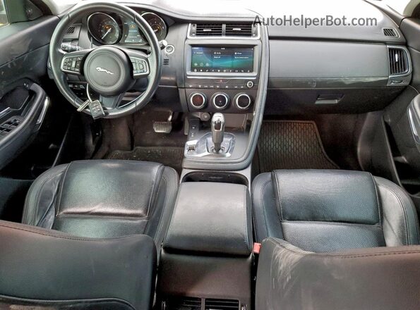 SADFJ2FXXK1Z62847 2019 JAGUAR E-PACE Red Dashboard view