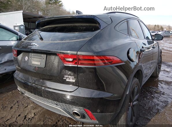 SADFK2FX6L1Z75416 2020 JAGUAR E-PACE Черный Задняя правая четверть