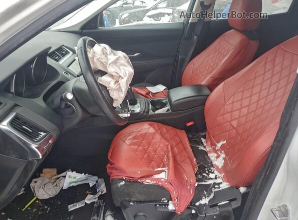 SADFK2FX7K1Z63614 2019 JAGUAR E-PACE White Вид салону спереду