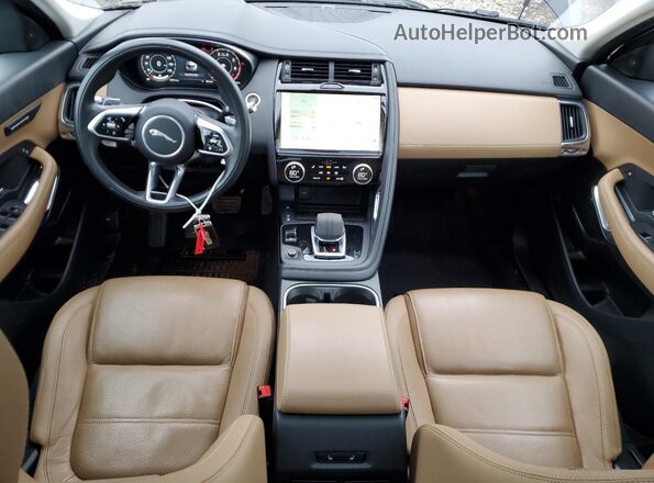 SADFP2FX6M1027603 2021 JAGUAR E-PACE Черный Вид панели приборов