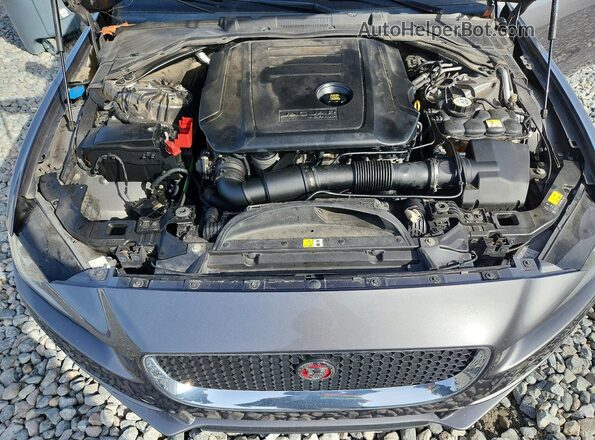 SAJAD4BN8HA952387 2017 JAGUAR XF Серый Вид задней части салона