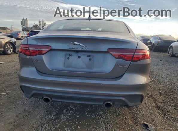 SAJAE4FX3LCP63734 2020 JAGUAR XF Gray Widok z tyłu