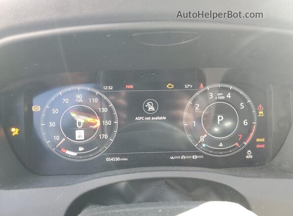 SAJAE4FX6LCP57670 2020 JAGUAR XF White Vista del cuadro de instrumentos