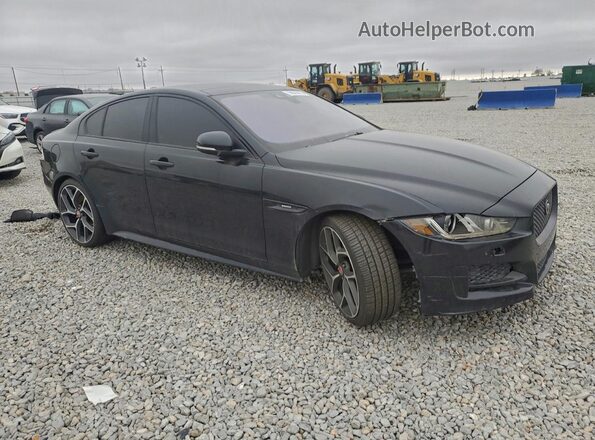 SAJAF4BV3HA961198 2017 JAGUAR XF Black Przód prawy