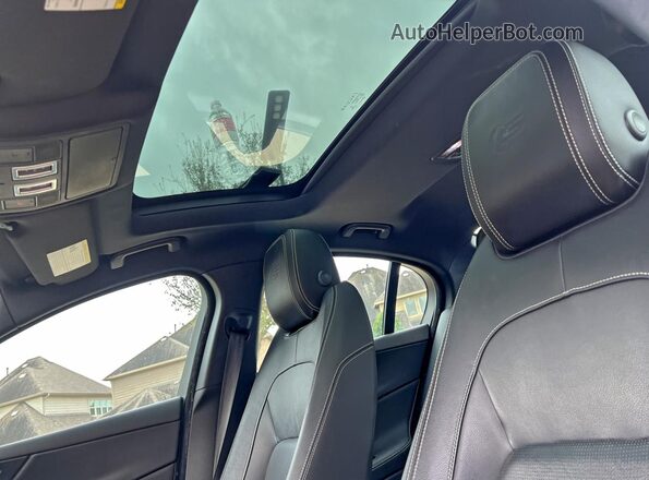 SAJAG4FV7KCP48855 2019 JAGUAR XF Gray Rear interior view