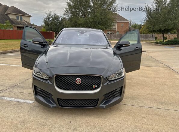 SAJAG4FV7KCP48855 2019 JAGUAR XF Gray Engine compartment view