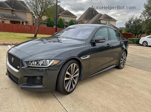 SAJAG4FV7KCP48855 2019 JAGUAR XF Gray Rear left