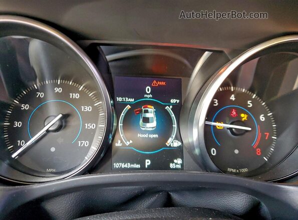 SAJAR4FX3KCP48394 2019 JAGUAR XF Черный Вид щитка приборов
