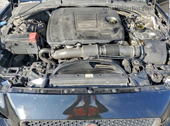 SAJAR4FX3KCP48394 2019 JAGUAR XF Черный Вид задней части салона