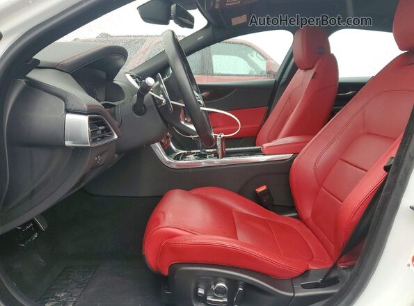 SAJAT4GXXLCP63752 2020 JAGUAR XF White Vista interior delantera