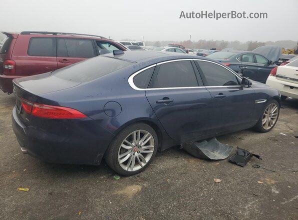 SAJBE4BV7GCY05580 2016 JAGUAR XF Синий Задняя правая четверть