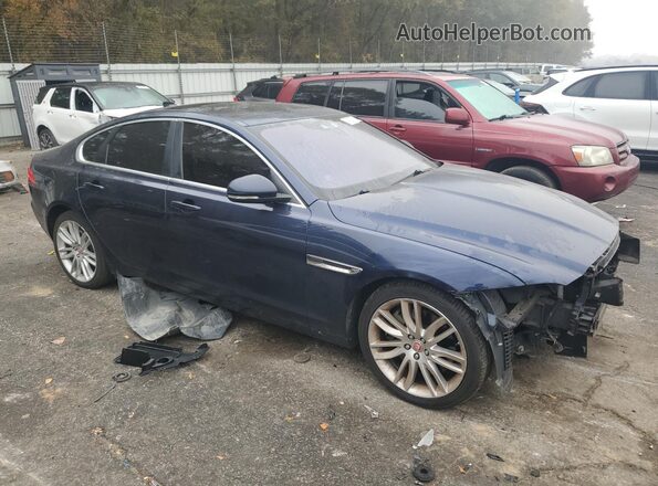 SAJBE4BV7GCY05580 2016 JAGUAR XF Синий Передняя правая четверть