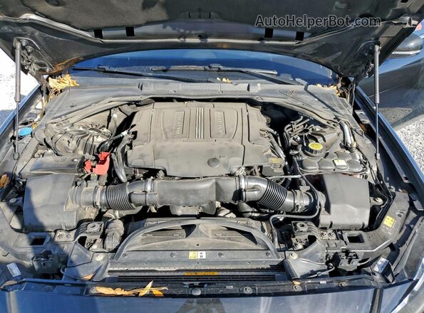 SAJBE4BV8GCY14014 2016 JAGUAR XF Black უკანა სალონის ხედი