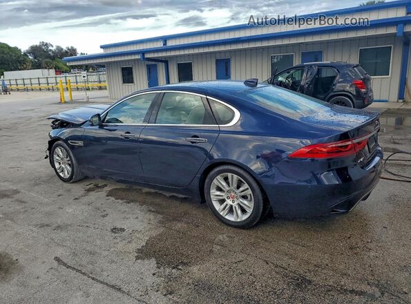 SAJBE4FX1MCY90343 2021 JAGUAR XF Blue Trasero izquierdo