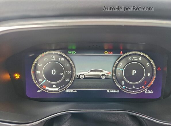 SAJBG4FX8MCY89359 2021 JAGUAR XF Gray Vista del cuadro de instrumentos