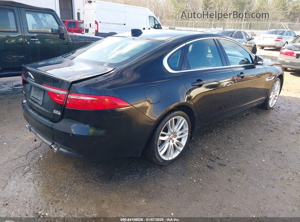 SAJBJ4BV6GCY19465 2016 JAGUAR XF Black Tył prawy